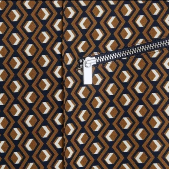 MNG Suit MANGO Cigarette Pant Trousers Cotton Print Skinny Jeans Cropped Ankle - Picture 6 of 12